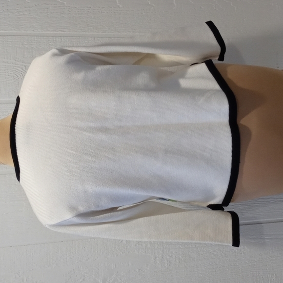 Embroidered jacket medium Christina rotelli. Beautiful ladybugs bees butterflies - Picture 10 of 14